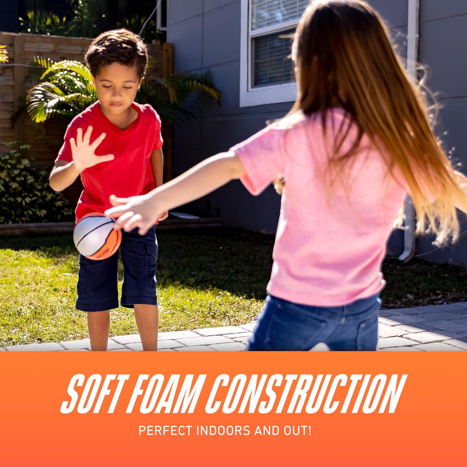 Nerf Mini Foam Sports Ball Set - Foam Football, Soccer Ball + Basketball Soft Sports Toy for Kids - Image 4