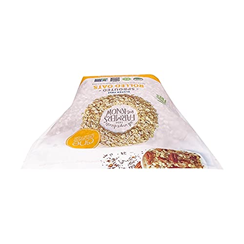 Gourmet Kitchn One Degree Organic Sprouted Rolled Oats, 3 Pack (5 lb Each Pouch, 15 lbs Total) - Family Size - Gluten-Free, Non-GMO, Plant-Based, Vegan - Image 5