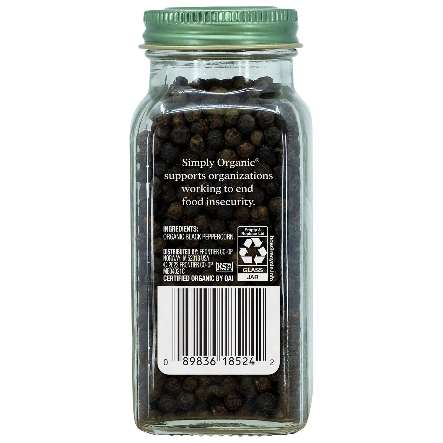 Simply Organic Whole Black Peppercorns, 2.65 Oz - Image 3